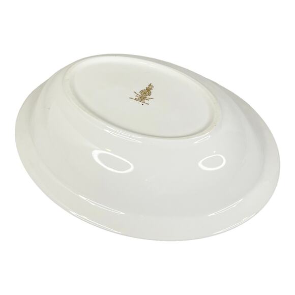 Royal Doulton VEGETABLE DISH 11" Oval Serving Bowl Clarendon Bone China H4993 - Picture 4 of 7